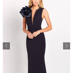 Navy Cameron blake full length gown